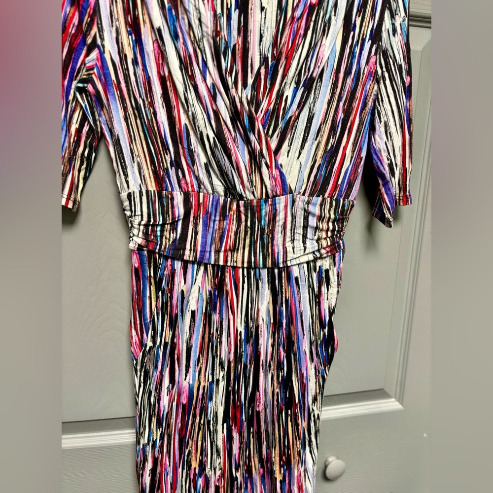 Slip on colorful dress